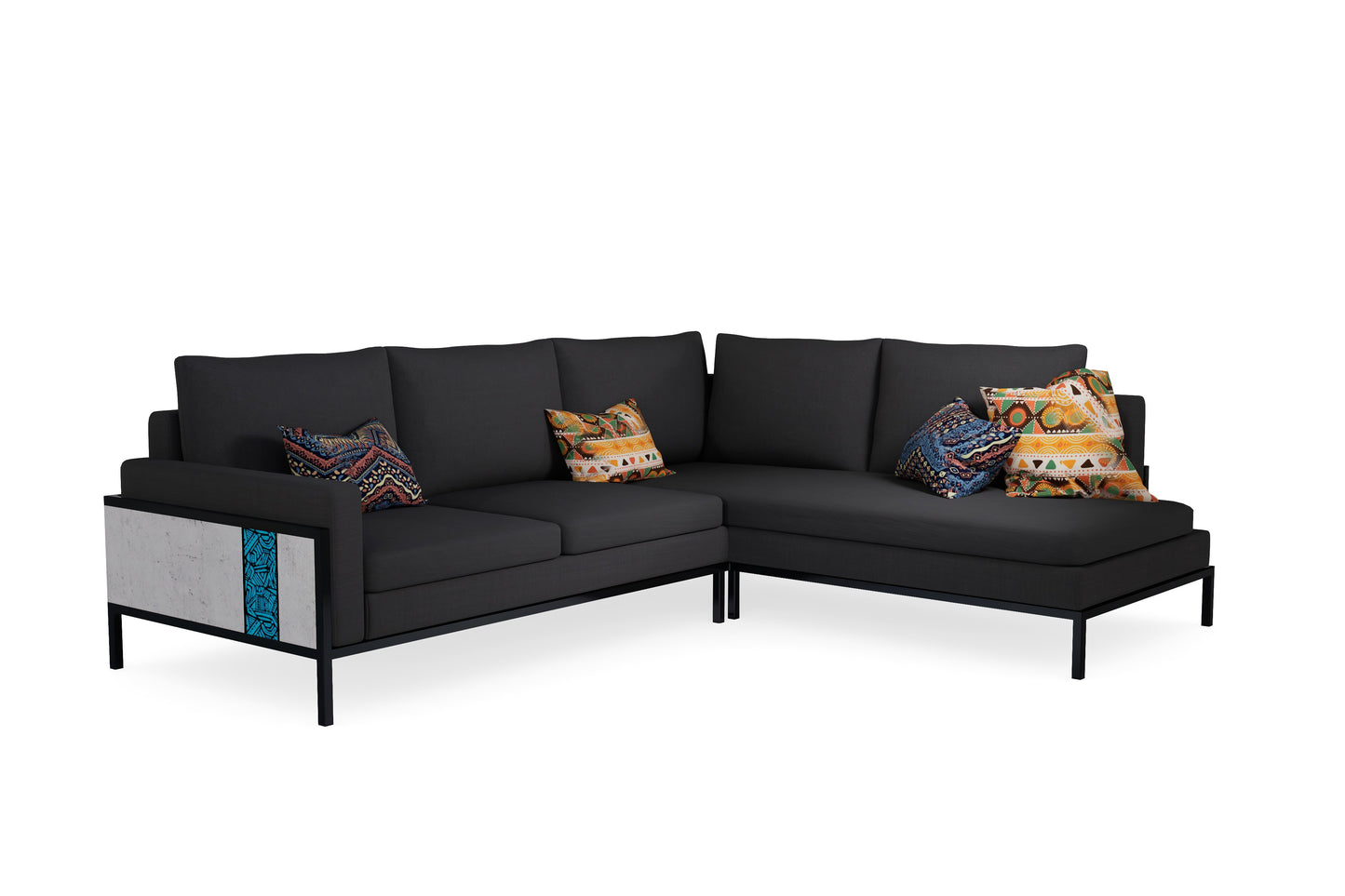 Alaafia Sofa - Konkere Designs