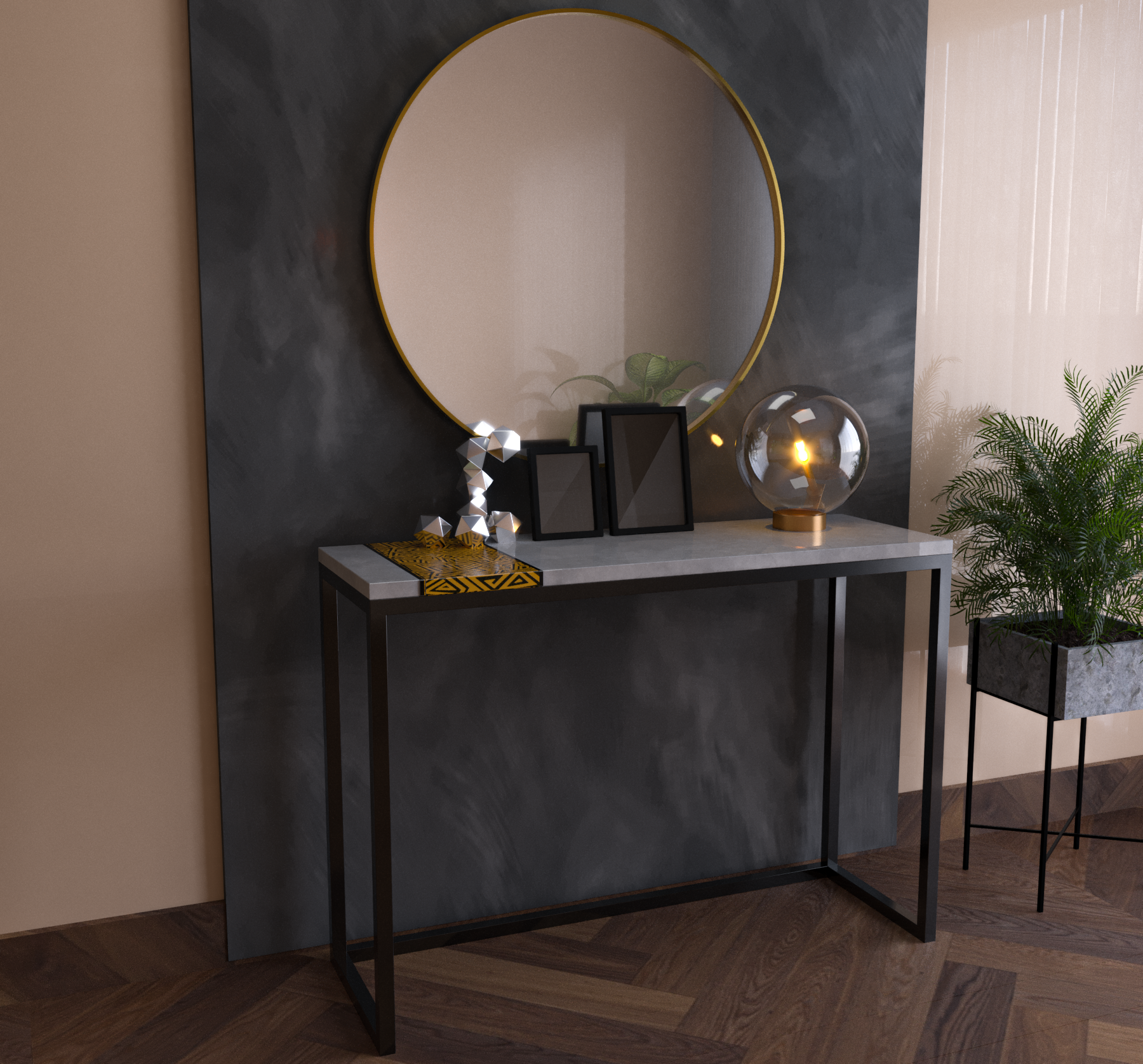 Ireti Console Table - Konkere Designs