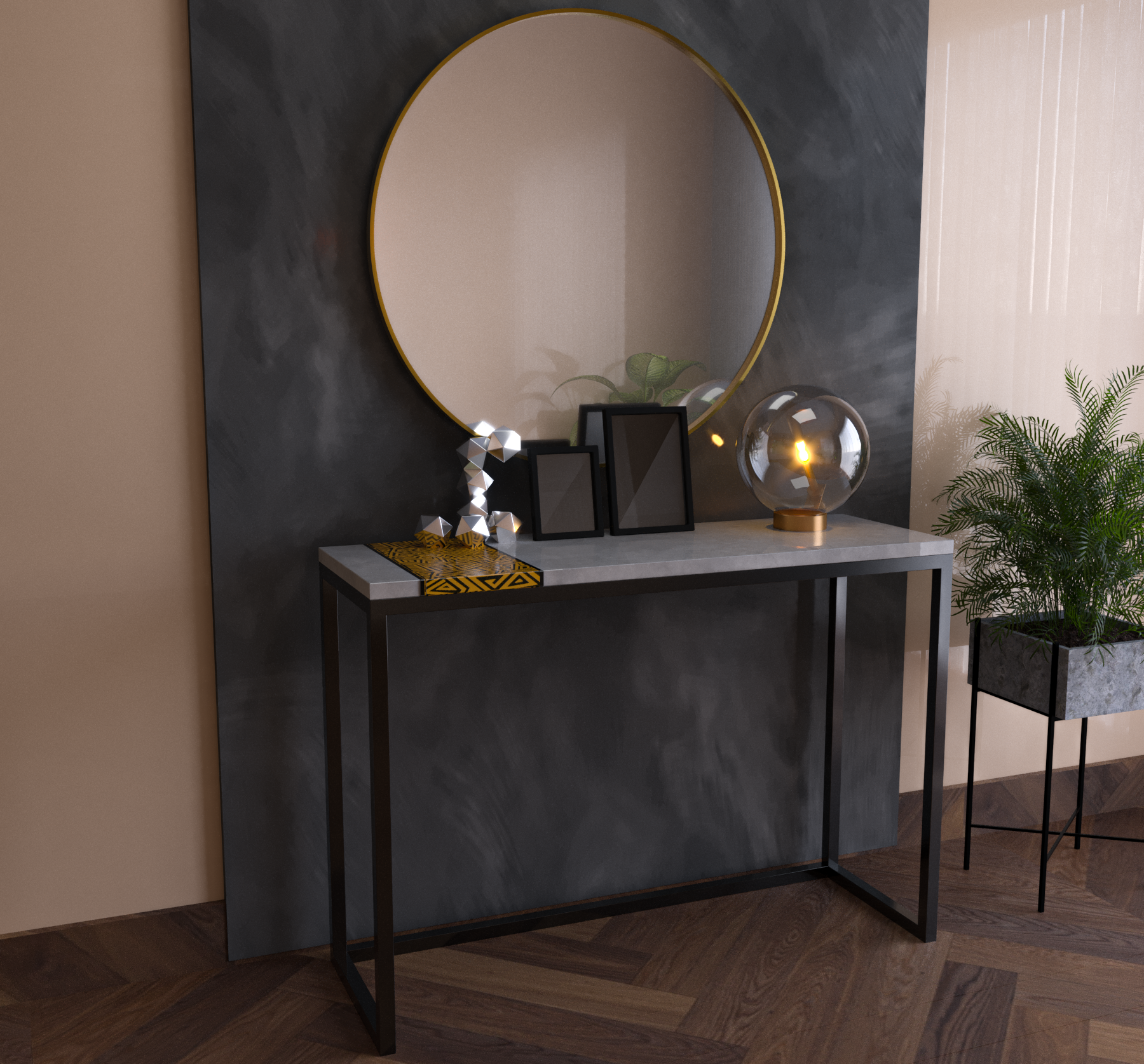 Ireti Console Table - Konkere Designs