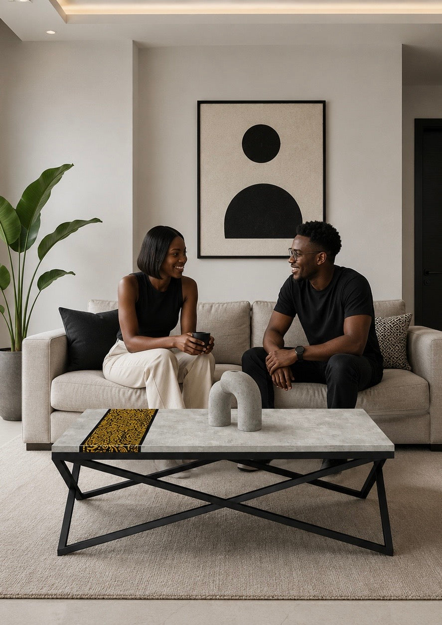Ibukun coffee table by Konkéré designs
