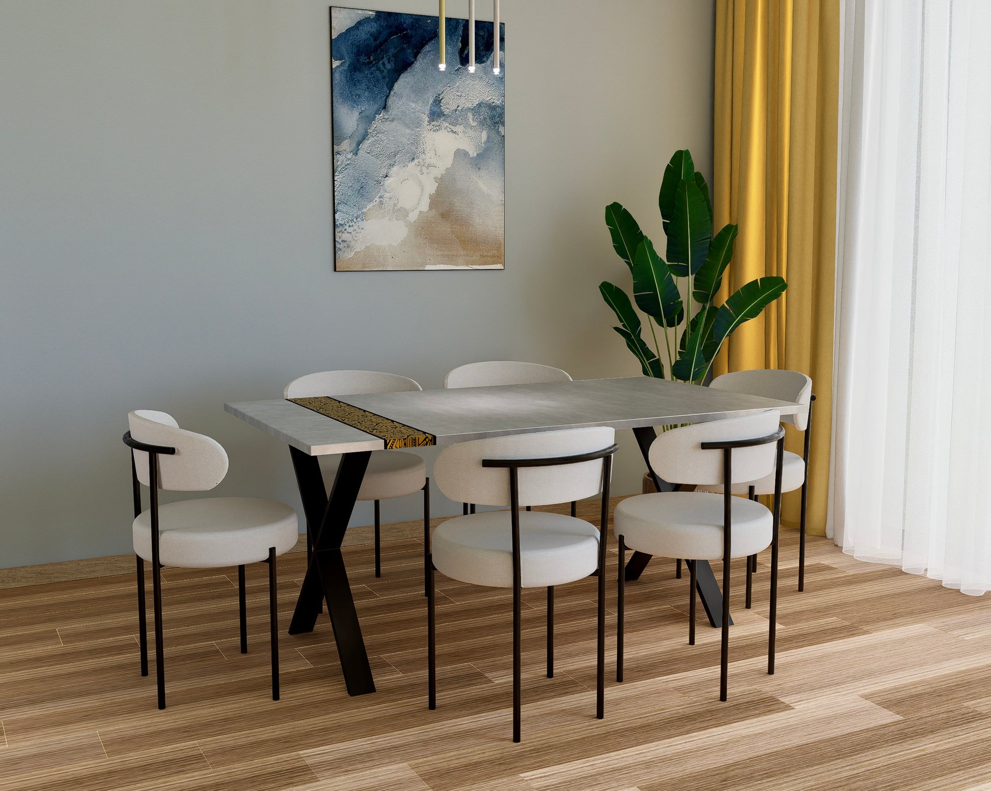 Isokan Dining Table - Konkere Designs
