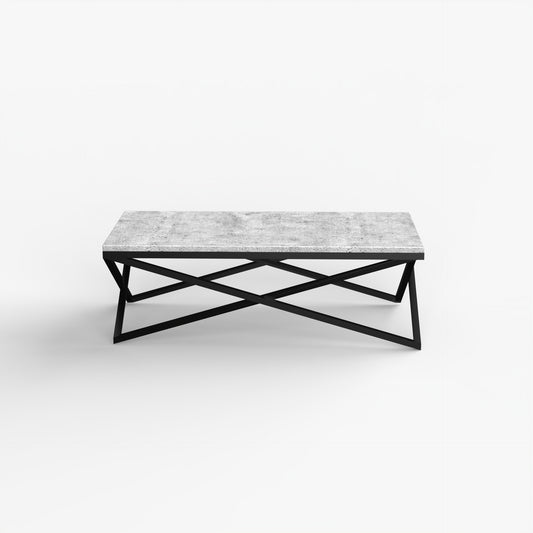 Ìbùkún coffee table is a highly durable, sustainable, minimalist, hand-made piece of furniture. It’s made of lightweight concrete with a matt black metal base. It comes in two creative designs. (Natural Plain Concrete furniture and Patterned Concrete furniture). Proudly made in Nigeria for Africa.